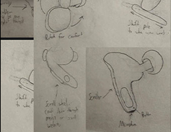 Concept sketches of the Aqaubuds