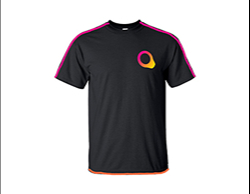 An image of a mockup for a Quatro t-shirt